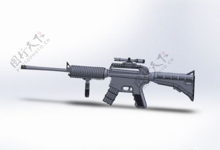 M16步枪3D模型