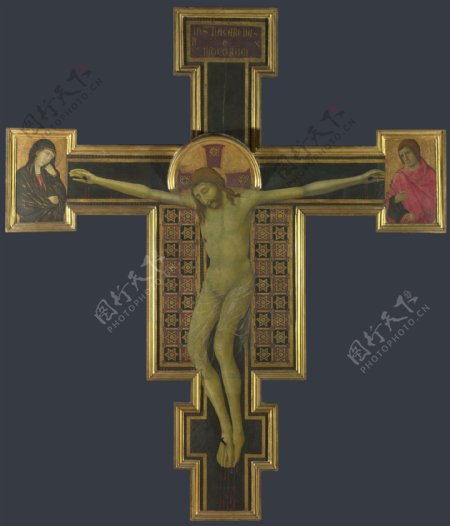 StyleofSegnadiBonaventuraCrucifix高清西方古典人物宗教人物神话人物巴洛克艺术油画装饰画