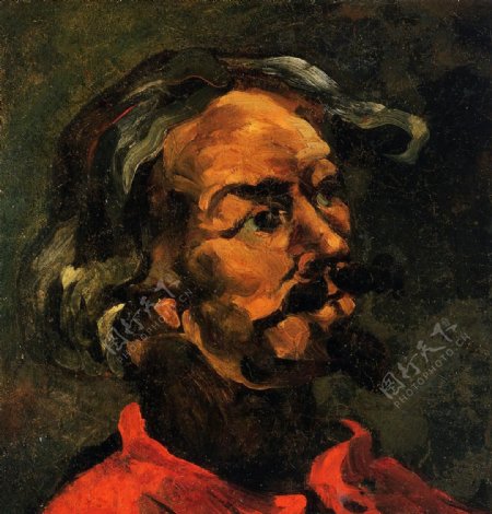 PaulCzanne0153法国画家保罗塞尚paulcezanne后印象派新印象派人物风景肖像静物油画装饰画