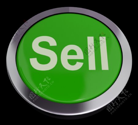 在绿色显示销售和业务出售按钮