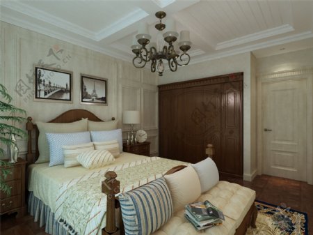 法式风格卧室图片