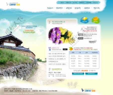 韩国某旅游公司网站