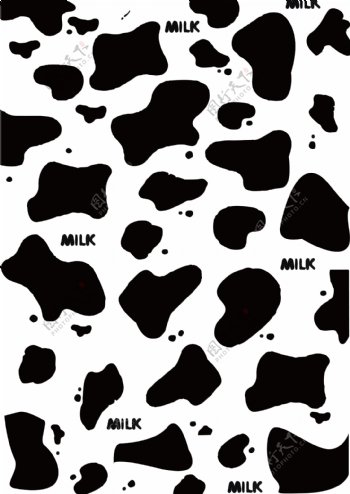 奶牛纹图案