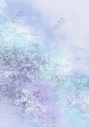 雪从底纹花纹素材