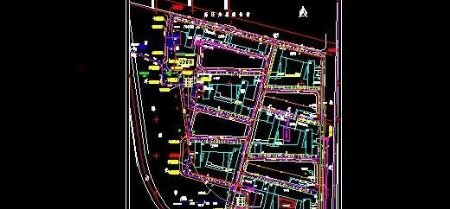 北京印象小区管网综合图
