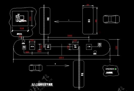 出入口布置平面图