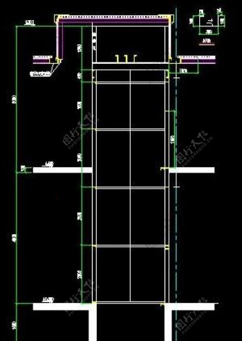 钢结构电梯井施工图