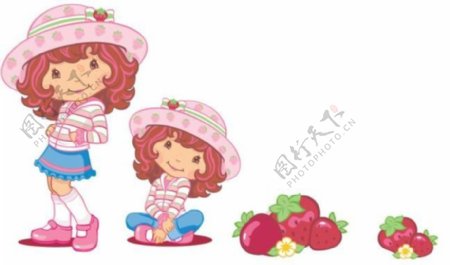 可爱的草莓女孩3
