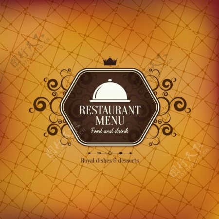 西餐厅菜单封面设计图片