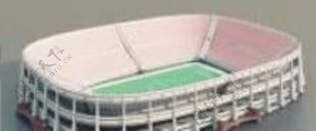体育场足球场3D模型