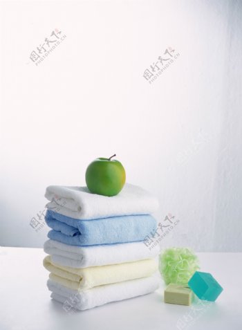毛巾苹果图片