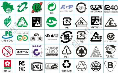 环保标志环境认证标识公共标识环保标志认证大全绿色环保标志环保标志图片