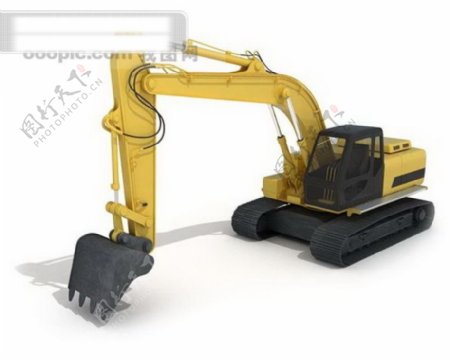 挖土机3D模型