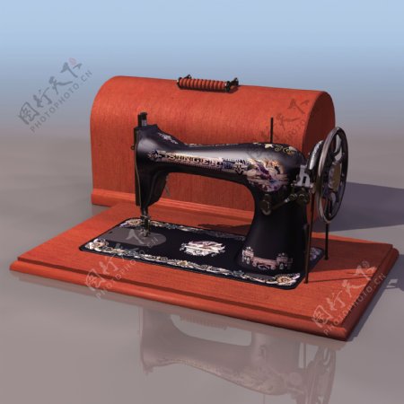 缝纫机3D模型
