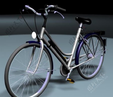 自行车3dmax模型