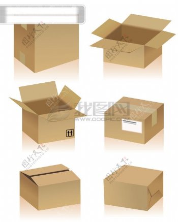 高清包装素材包装盒
