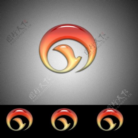 凤凰飞鸟logo图片