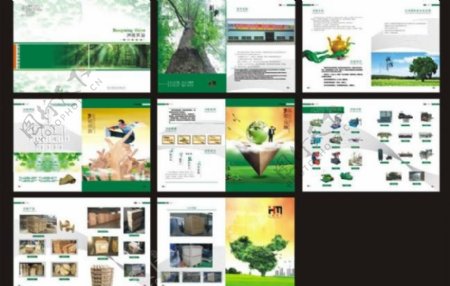 木业画册企业文化画册图片