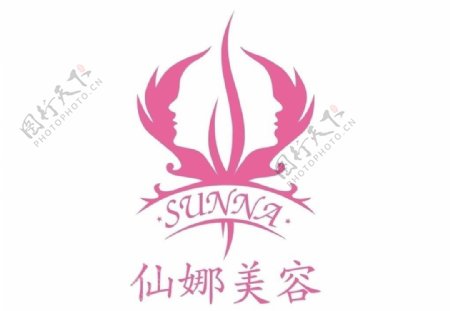 仙娜美容logo图片