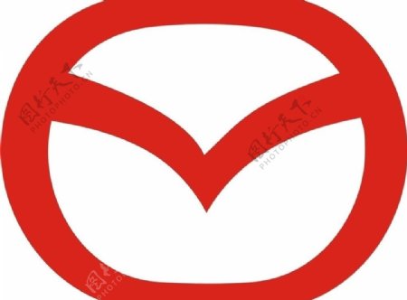 马自达logo矢量图图片