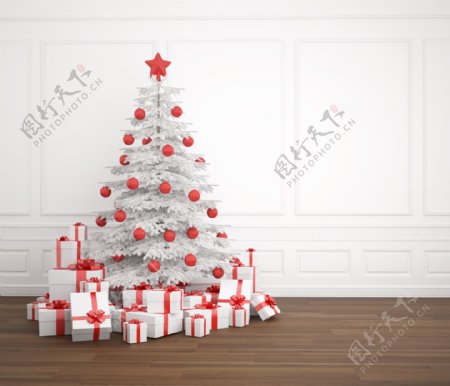 室内圣诞树图片
