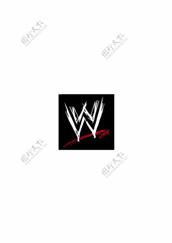 WWElogo设计欣赏WWE体育比赛LOGO下载标志设计欣赏