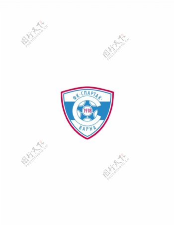 SpartakVarnalogo设计欣赏职业足球队标志SpartakVarna下载标志设计欣赏
