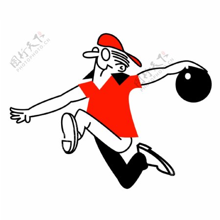 BowlingDudelogo设计欣赏BowlingDude运动LOGO下载标志设计欣赏