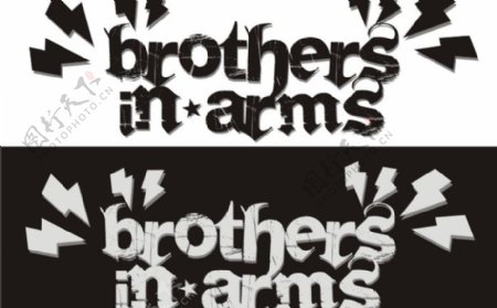 Brothersinarms2logo设计欣赏Brothersinarms2乐队LOGO下载标志设计欣赏