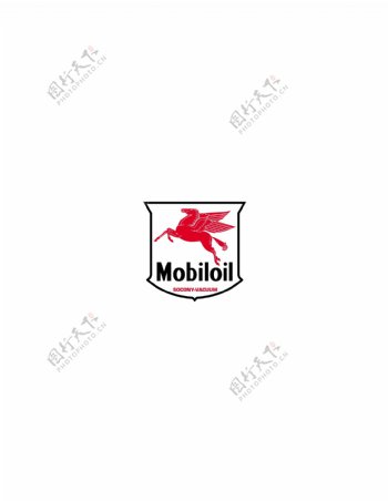 Mobiloillogo设计欣赏Mobiloil汽车logo图下载标志设计欣赏