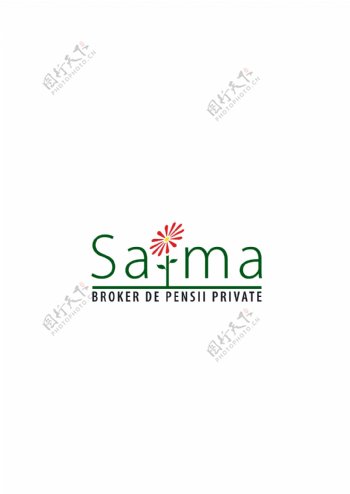 SAIMAlogo设计欣赏SAIMA人寿保险标志下载标志设计欣赏