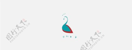 孔雀logo图片