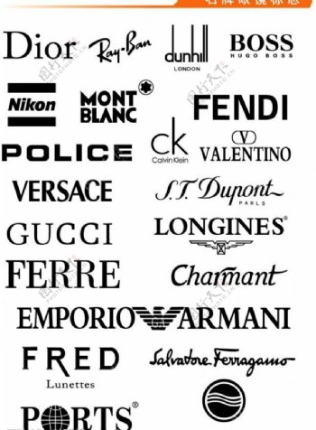 国际品牌标志集合眼镜标志为主图片