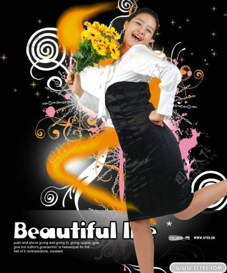 韩国美丽人生时尚人物PSD模板19