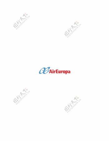 AirEuropalogo设计欣赏AirEuropa航空公司LOGO下载标志设计欣赏