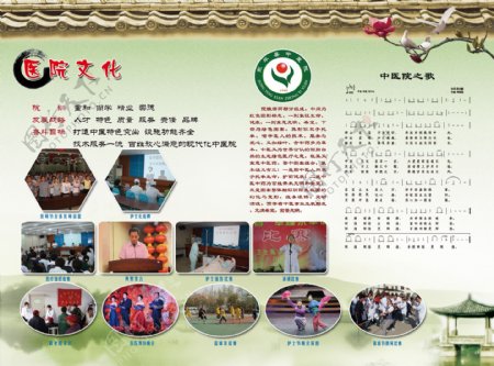 中医院文化展板图片