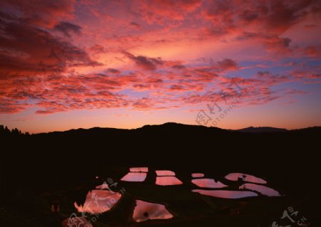 夕阳天空