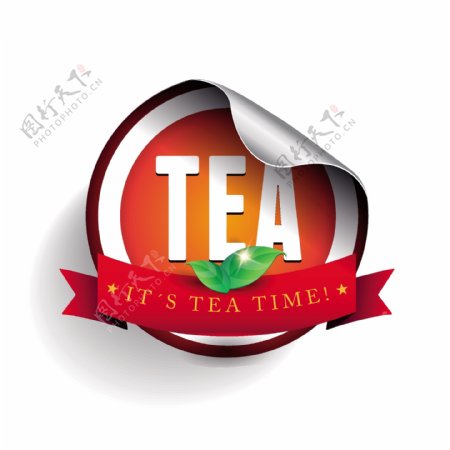 茶水标签图片