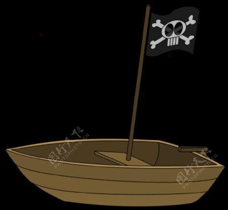 海盗船上的海盗旗