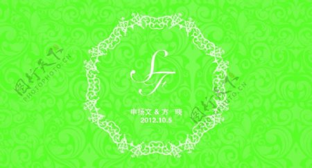 婚礼背景logo图片