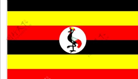 乌干达国旗图片