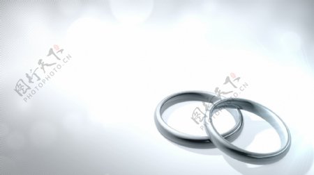 结婚戒指闪光运动背景视频免费下载