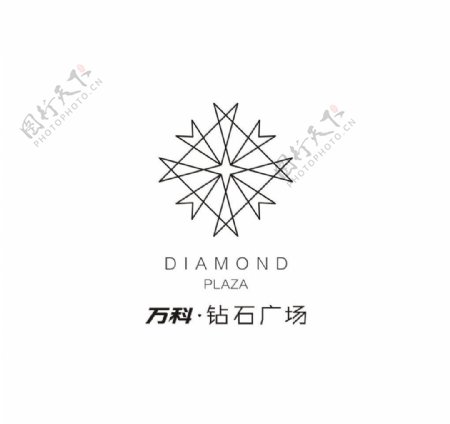 万科钻石广场logo图片
