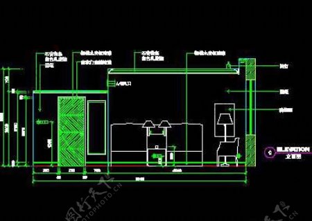 标准客房详图宾馆实例cad详图素材20090228更新9