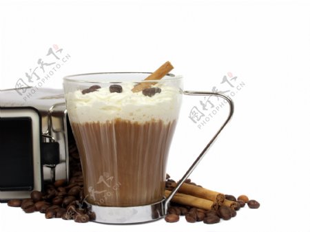 热奶咖啡图片