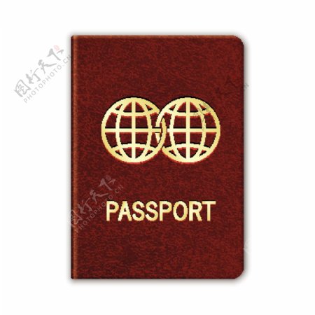 护照ICON图标标志