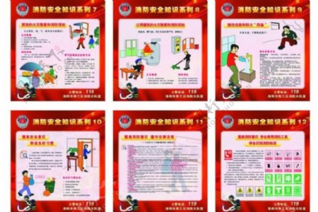 消防安全知识系列图片