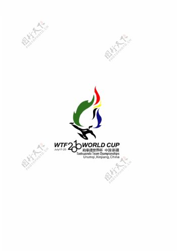 2010跆拳道世界杯徽标图片