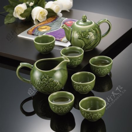 茶具摄影图片