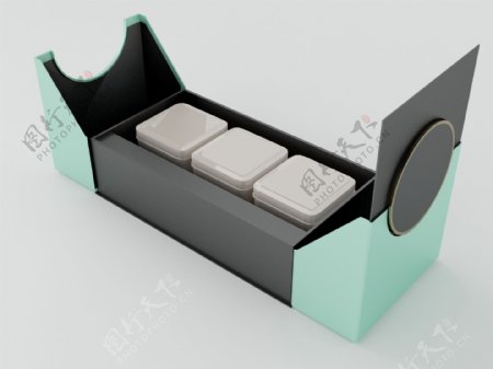 茶叶礼盒模型图片